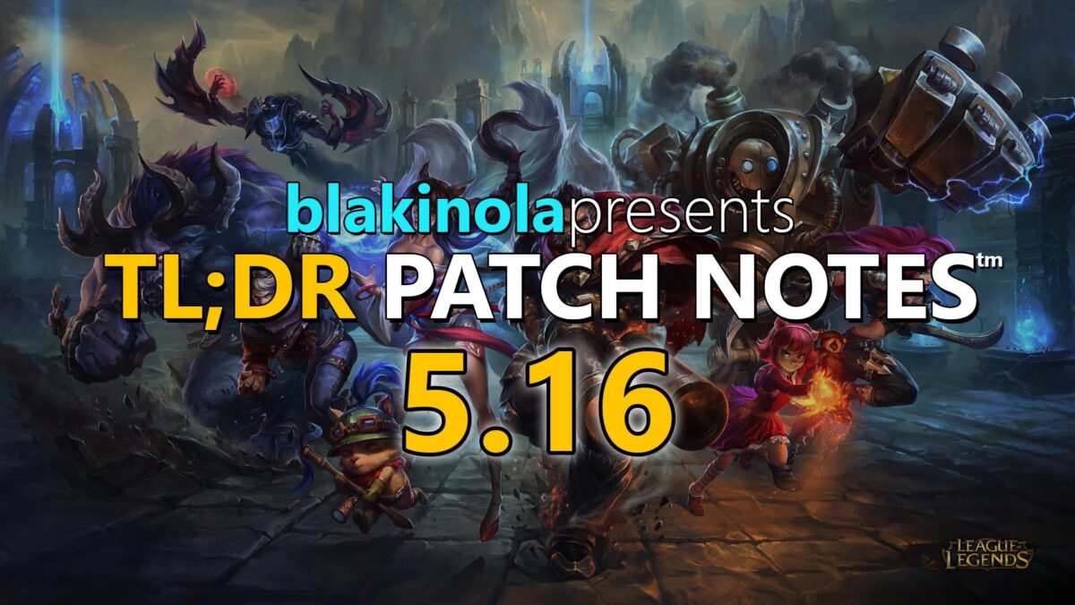 Patch Notes It The Next League Of Legends’ Patch Is Trying To Break The Whole Meta ...