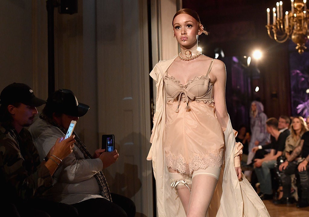 Fenty x Puma’s Paris Fashion Week Runway Show. Image source: Jacopo Raule / Stringer