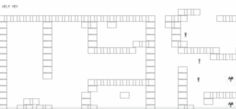  A screenshot from a game made as part of Project Tech.  