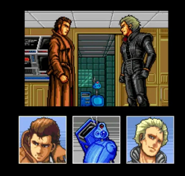 Leather versus leather. 