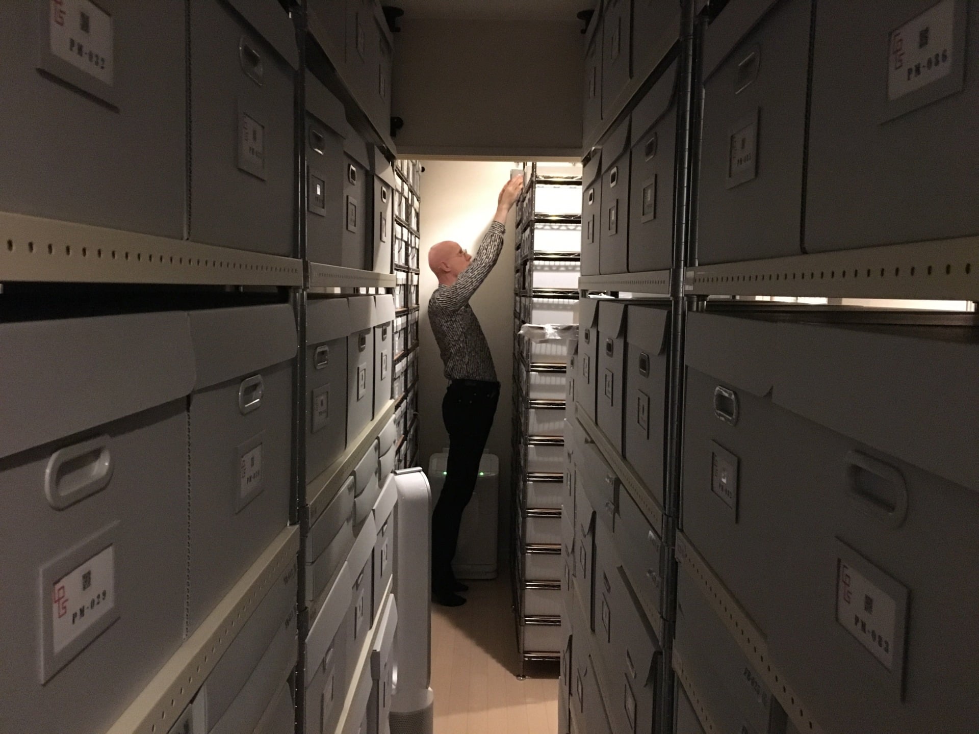 Redon locates a game in the Society’s archives.