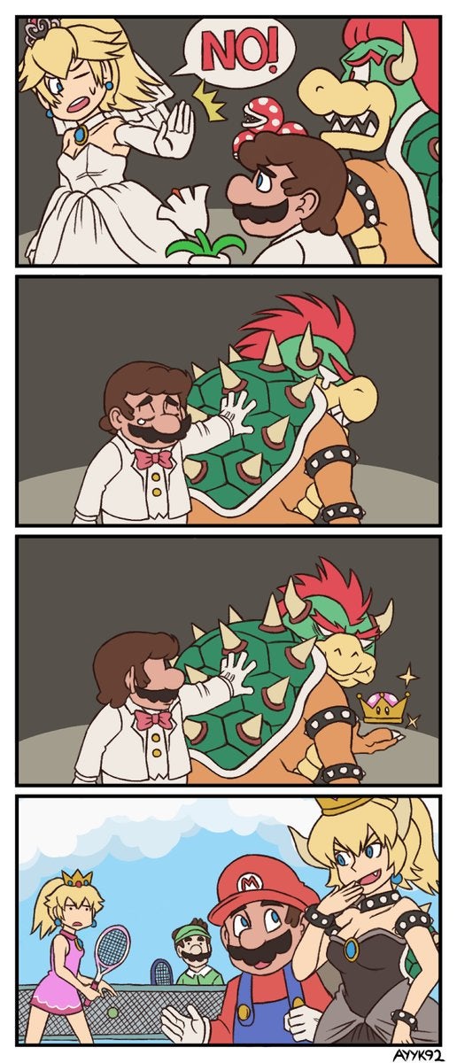 The original Bowsette comic.