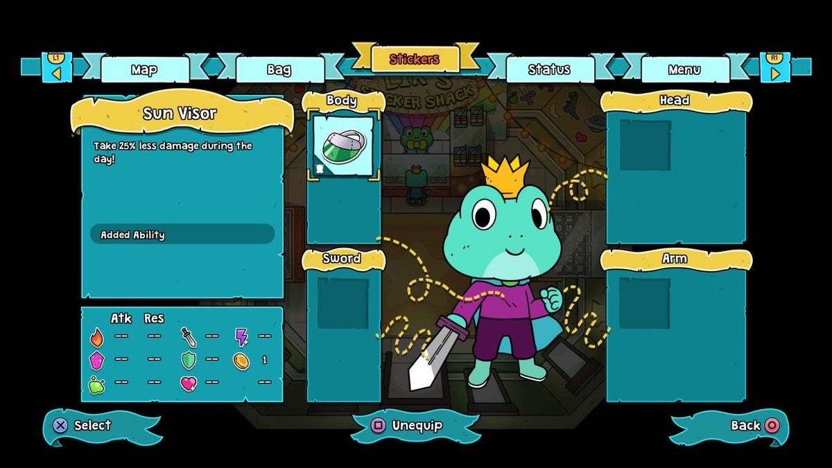 Did any other game let you play as this adorable frog, though?