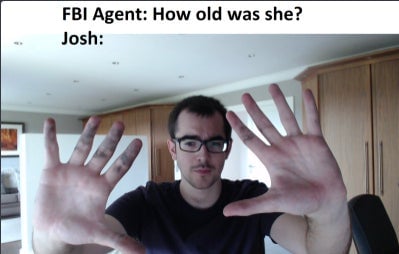 A meme created by one of Josh’s fans and shared in his Discord.