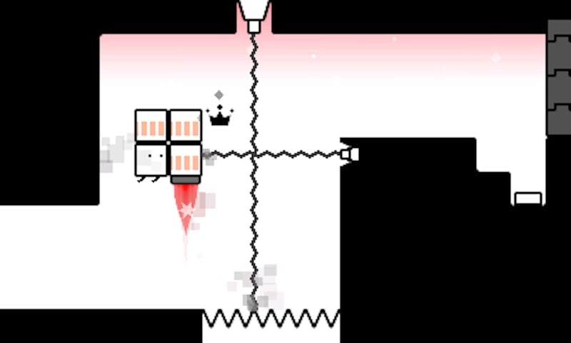 Rocket boxes in Bye-Bye BoxBoy