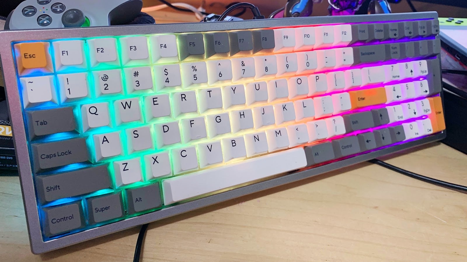 My Kira is pretty no matter how much desk clutter it obscures. 