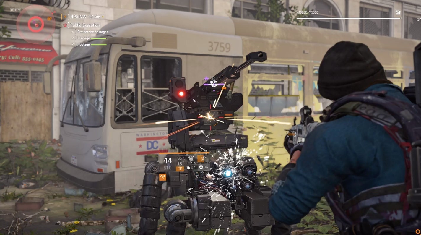 You don’t pet the robot dogs in this game. You shoot them.