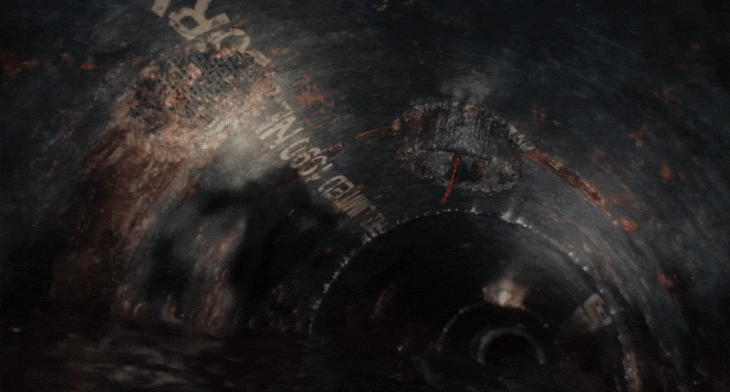 Fire ants building rafts and bridges for Scott Lang in Ant-Man (2015)