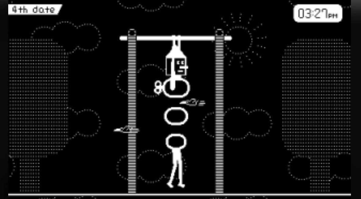 Keita Takahashi’s Crankin’s Time Travel Adventure, one of the games that will be on the Playdate handheld. 