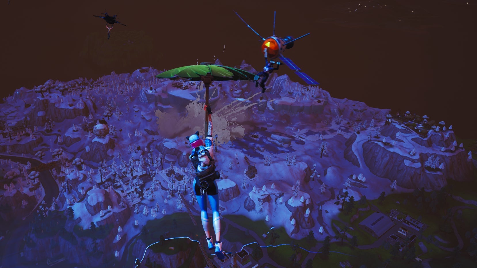 Another destroyed area