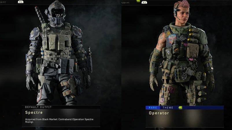 BO4's Spectre and Battery Side-by-Side Comparison 