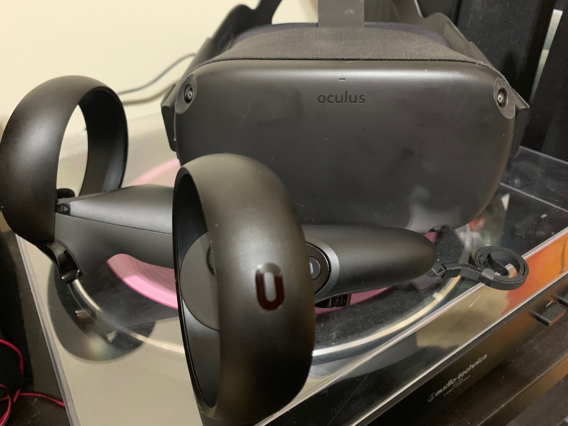 My Quest was already too well-loved for the top of the article shot. 