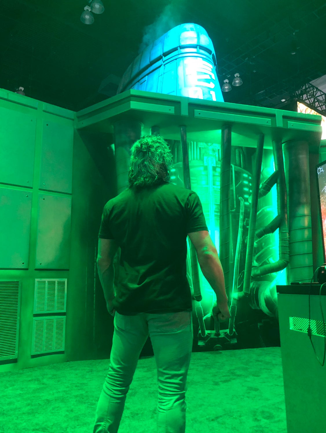 Omega visits the E3 2019 booth for Final Fantasy VII