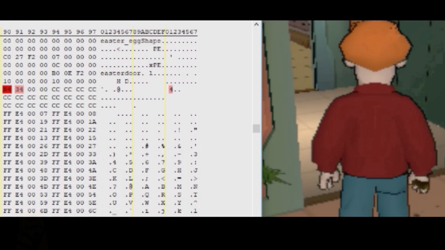 Screenshot: Oddheader