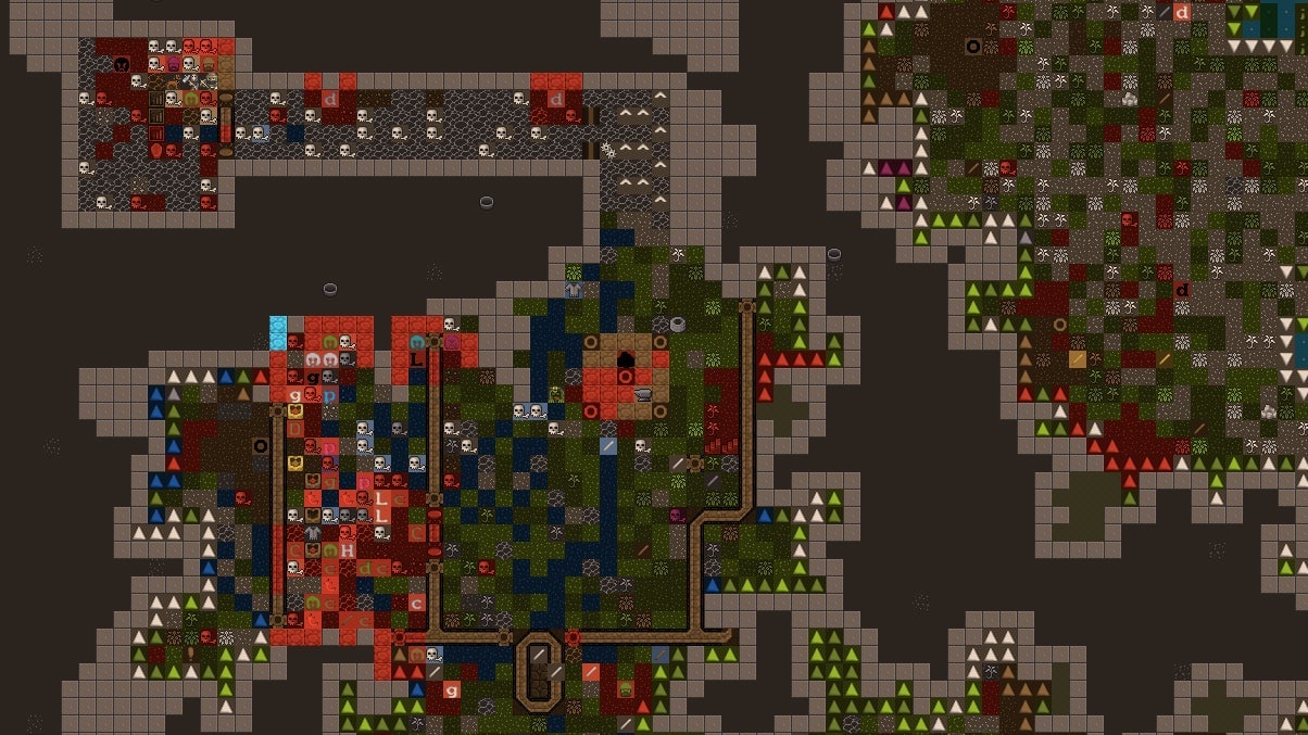 Screenshot: Dwarf Fortress