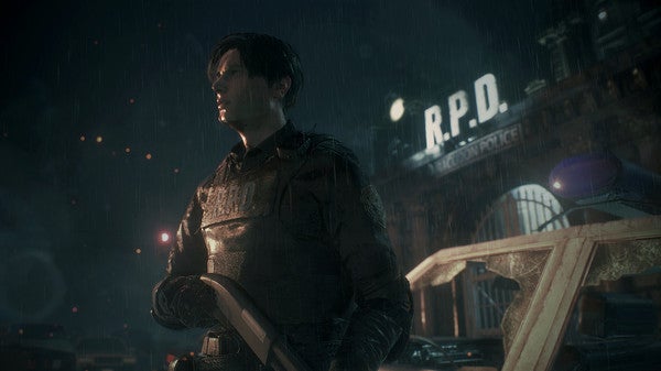 A screenshot from Capcom’s 2019 remake of Resident Evil 2