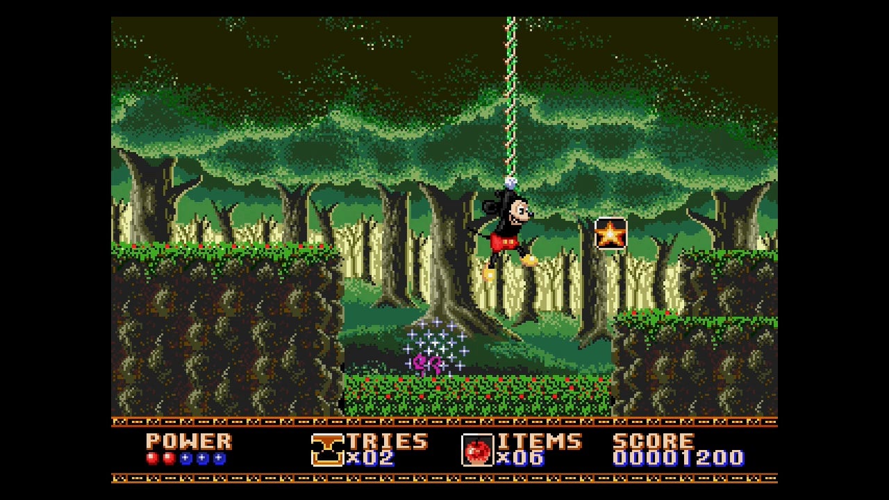 You gotta give them credit for going out and licensing Castle of Illusion Starring Mickey Mouse for this thing.