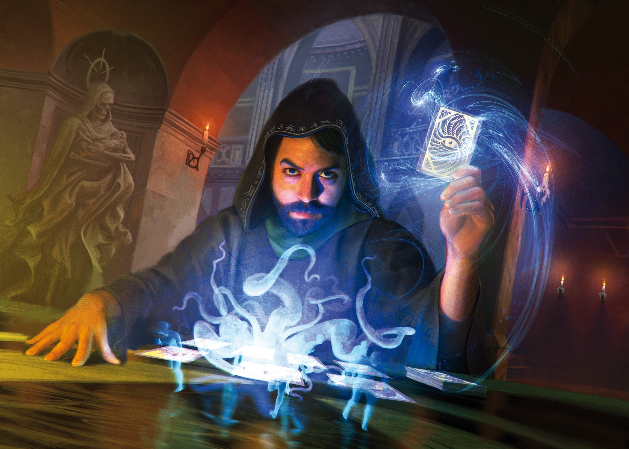 Matt Newman is also a Senior Card Game Developer. His artwork isn’t actually out yet, it’s appearing in an upcoming Arkham Horror release.