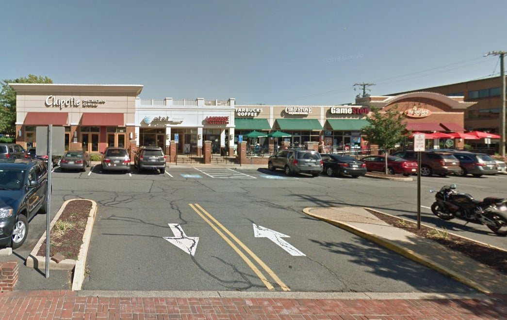 A strip mall in Vienna, Virginia.
