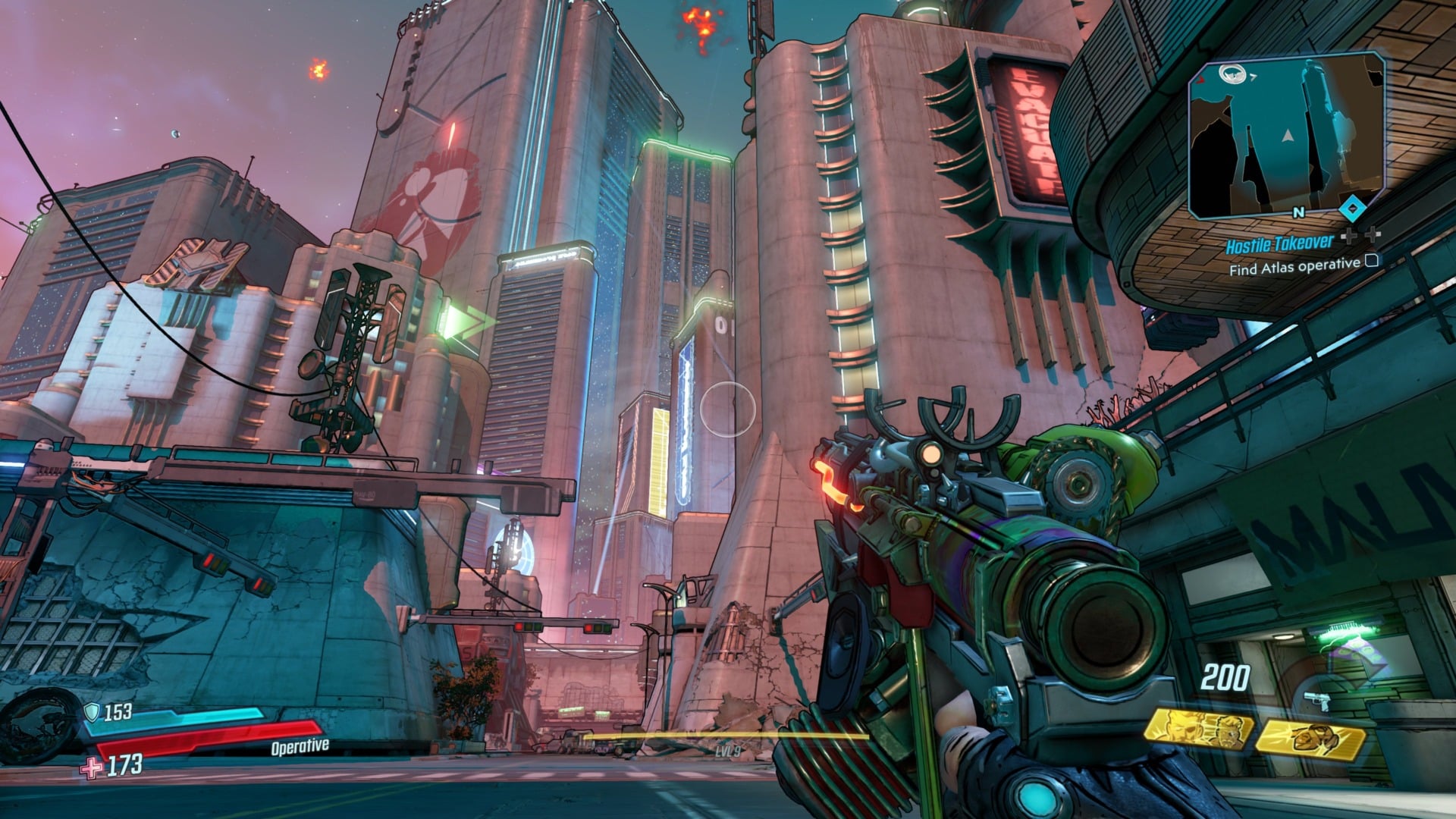 The constantly changing scenery in Borderlands 3 is quite nice.