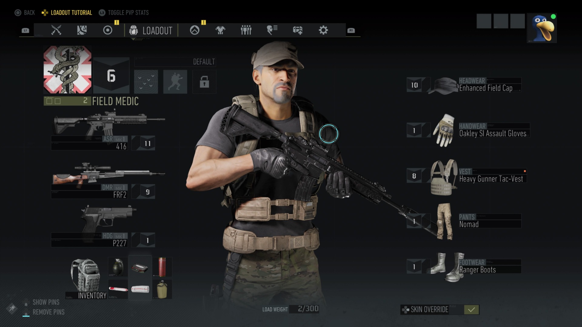 What gear looks like in the Breakpoint beta.