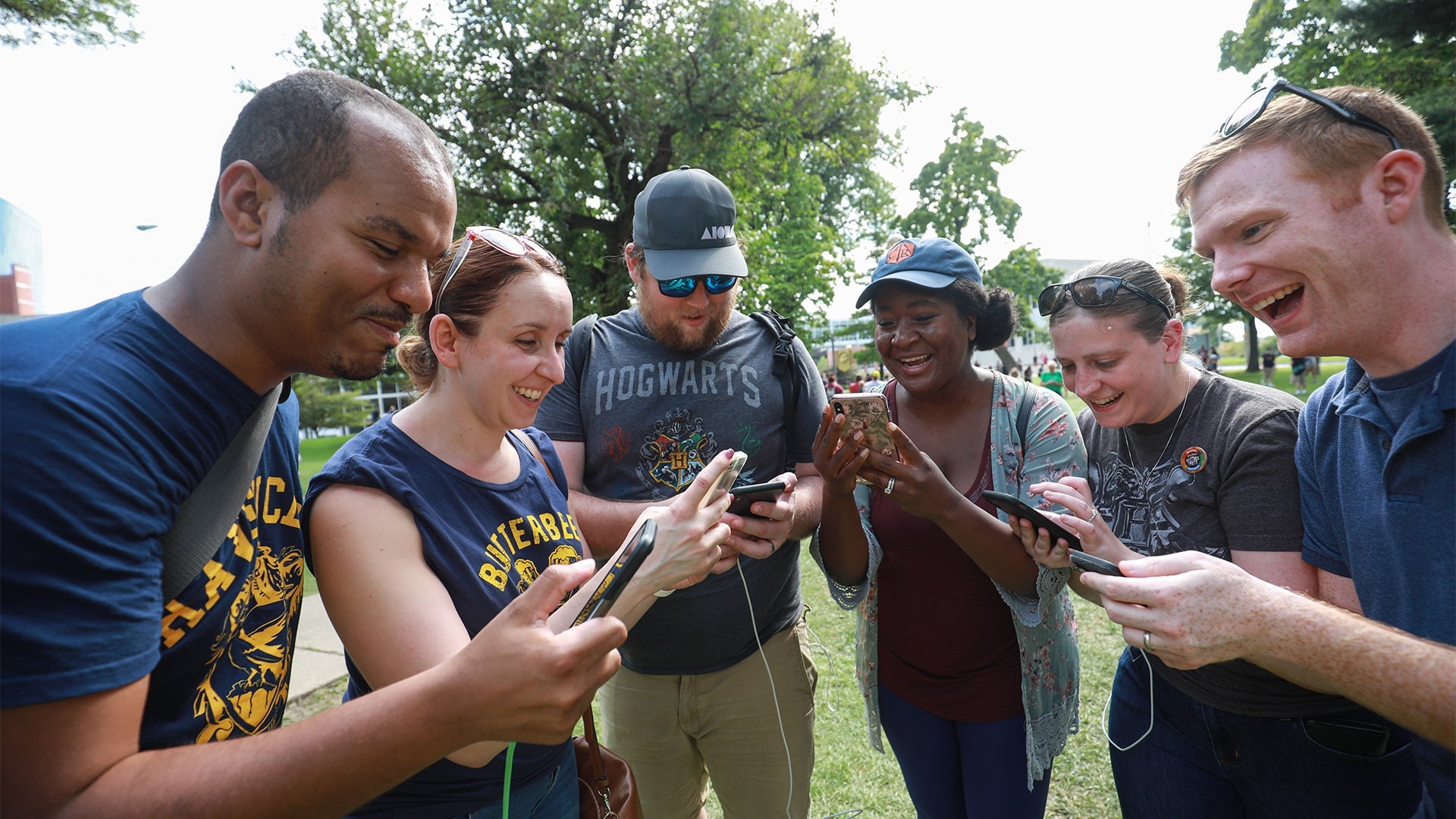 Harry Potter: Wizards Unite players at the game’s inaugural Fan Festival in Indianapolis this past September.
