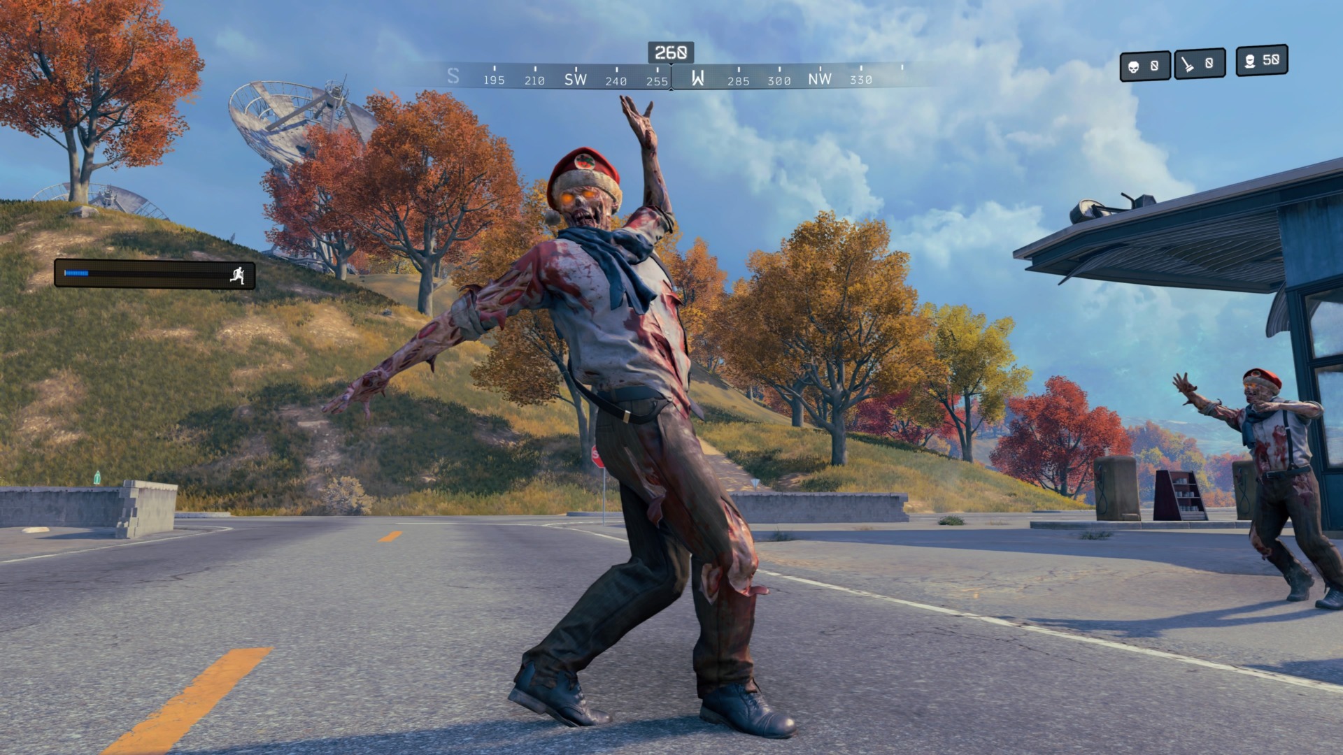 I’ll miss those silly zombies, who wore Santa hats for the winter update.