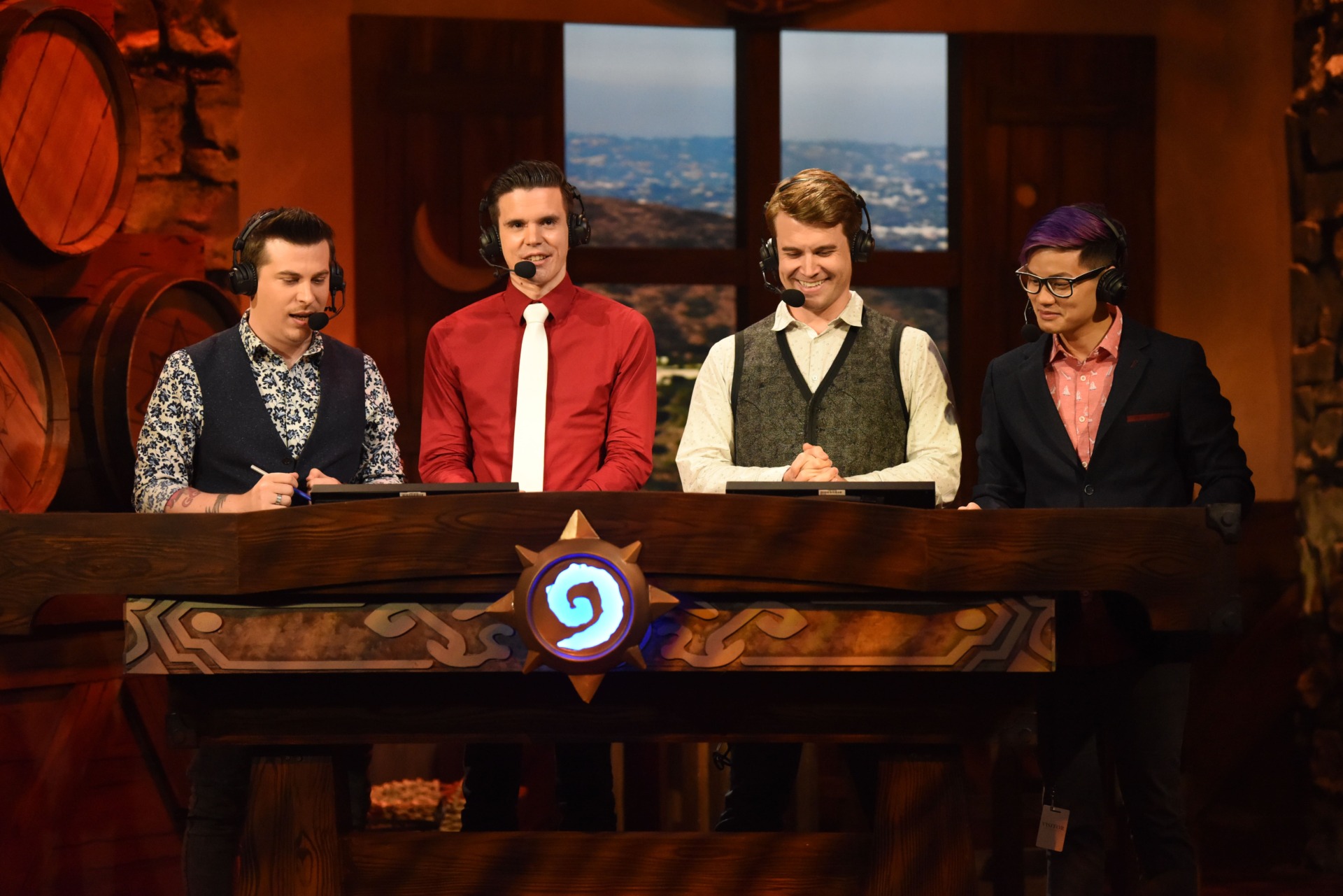 From left: Alex “Raven” Baguley, Simon “Sottle” Welch, Brian Kibler, and Dan “Frodan” Chou.