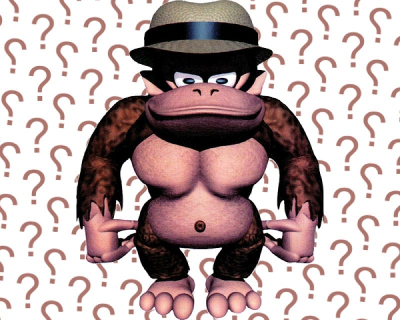 He has no name, he has no face. This Kong has been erased. Image source: Universe of Smash Bros.