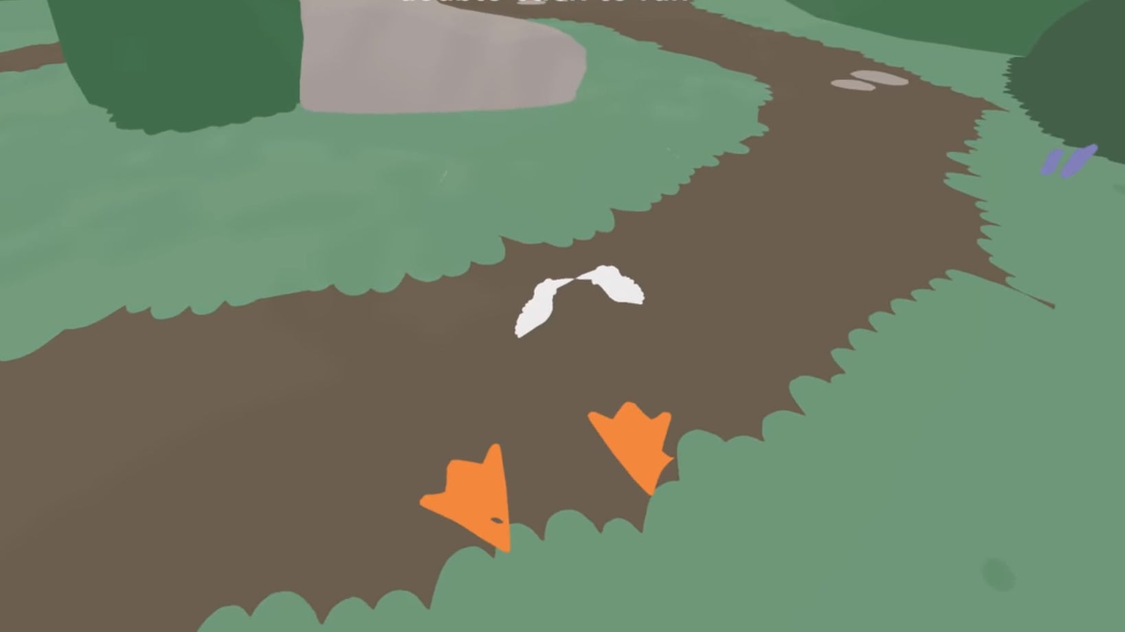 Tiny wings inside the goose.