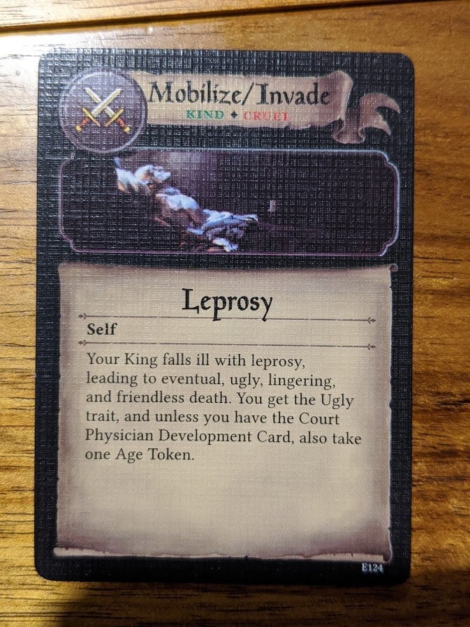 OK, Crusader Kings, we get it, I’m dying, jeez.