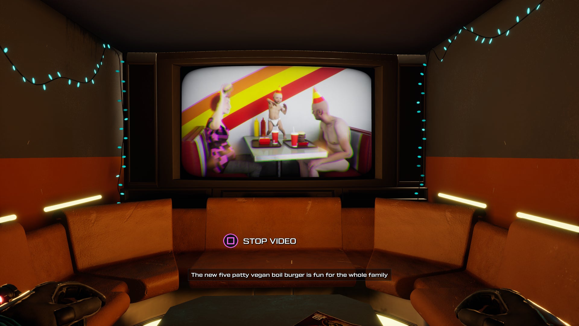 Some of the live-action clips include some...odd CGI elements. 