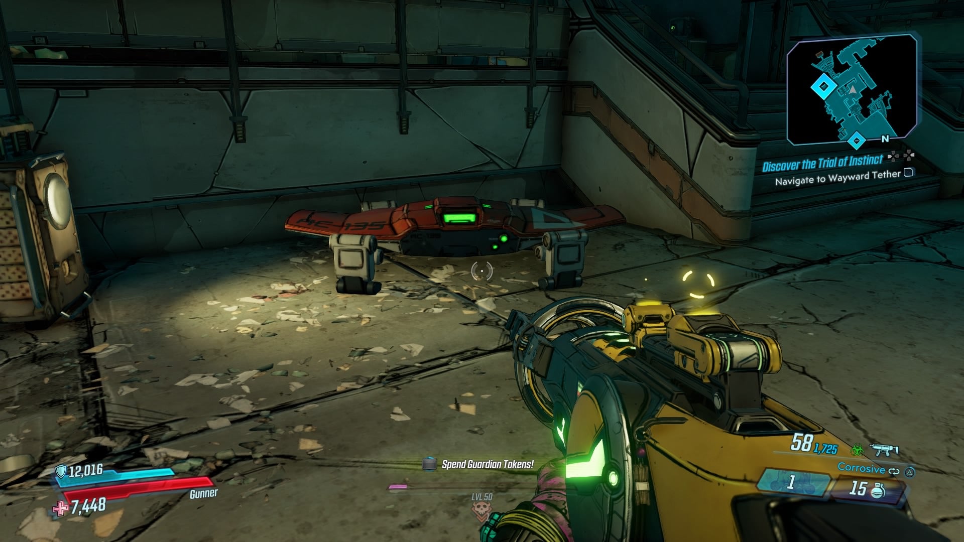 A rare chest in Atlas HQ.
