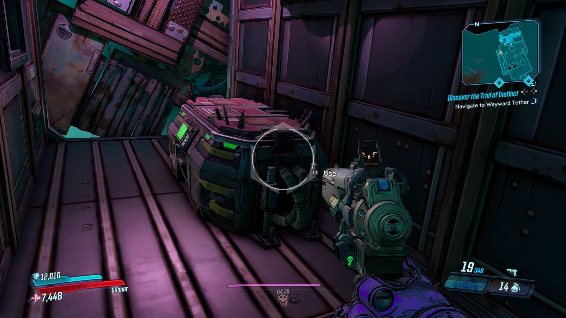 A rare (or red) chest in Meridian Outskirts.