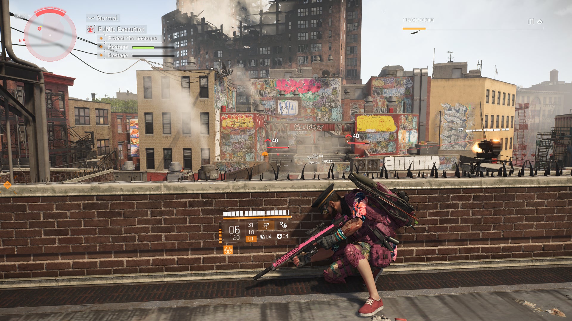 This rooftop area is totally optional and only players exploring and doing activities will see it. There are a lot of places like this in Warlords. 