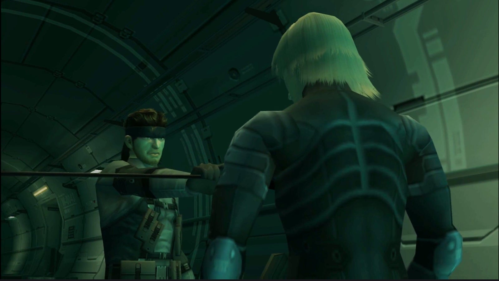 Snake essentially passes the torch to Raiden. Players bristled regardless.