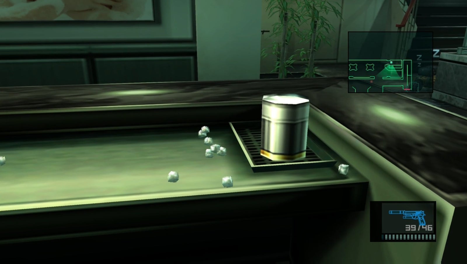 MGS2 added technical flourishes like melting ice in order to add more depth and texture to the experience.