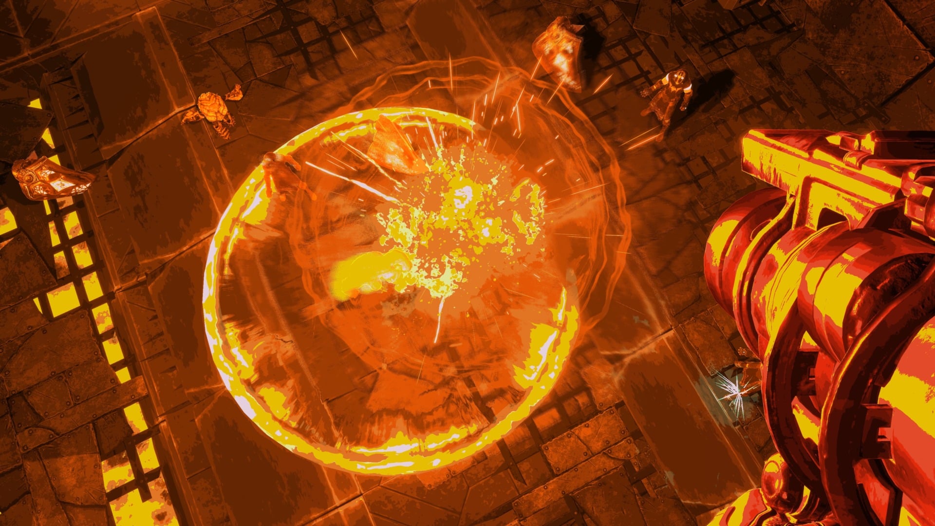 It’s a very red and orange sort of game. 