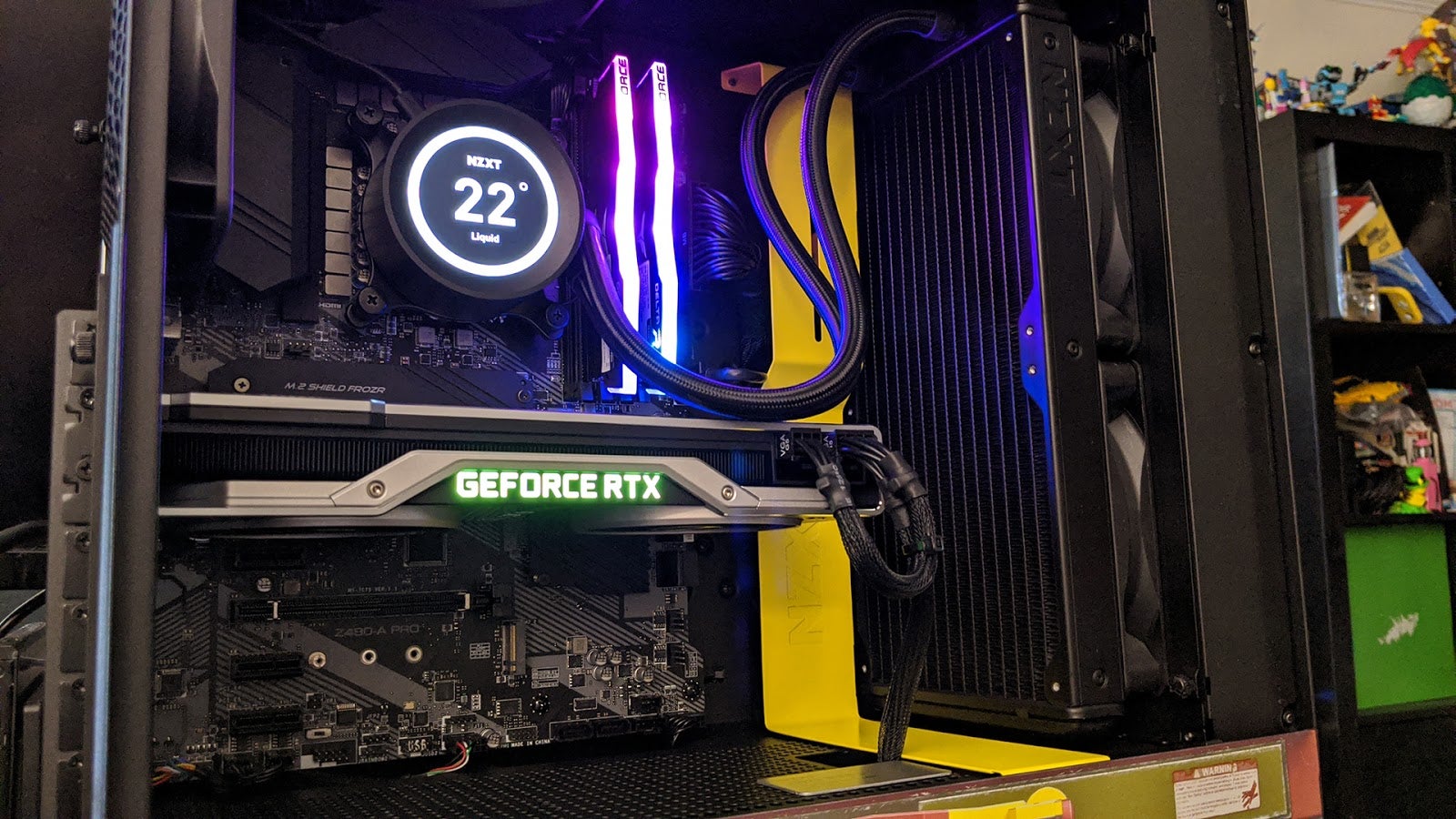 It’s hard to get a good shot when you are in a medical bed with the system one foot away.