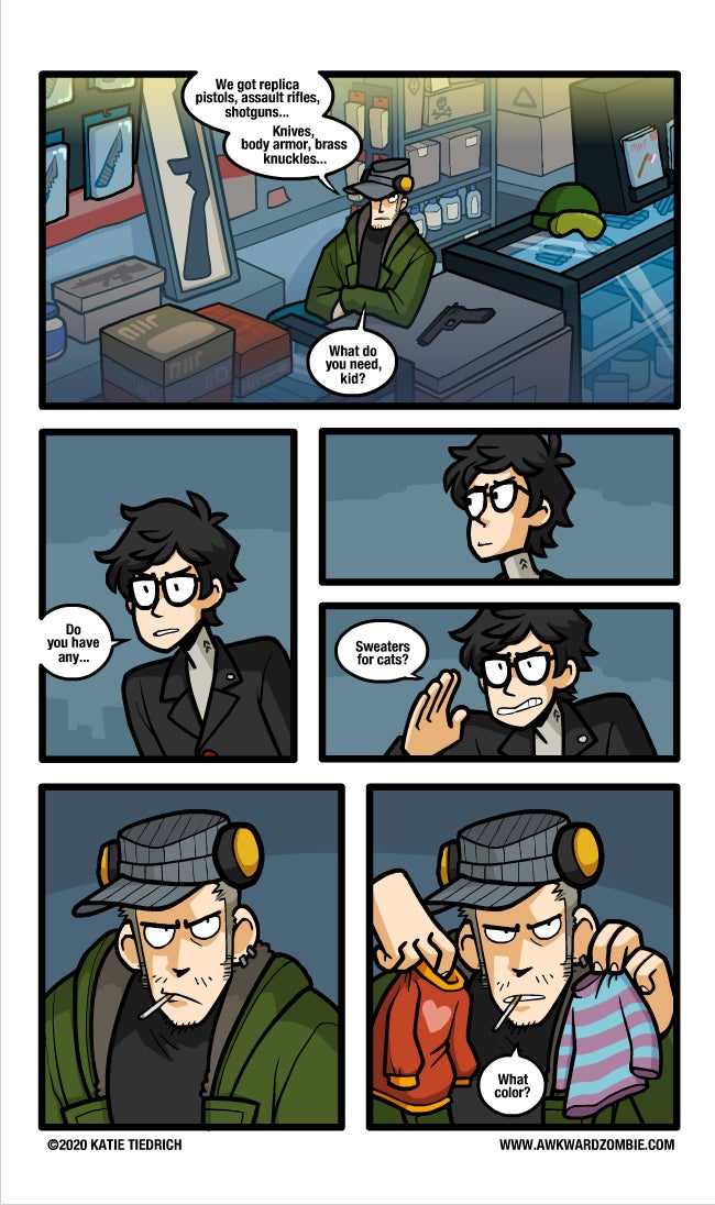 Illustration: Awkward Zombie