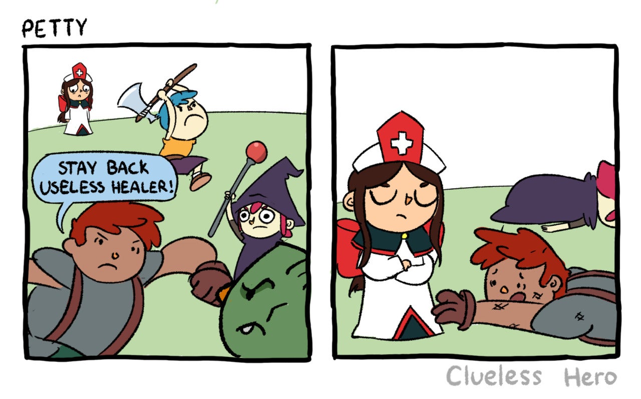 Illustration: Clueless Hero