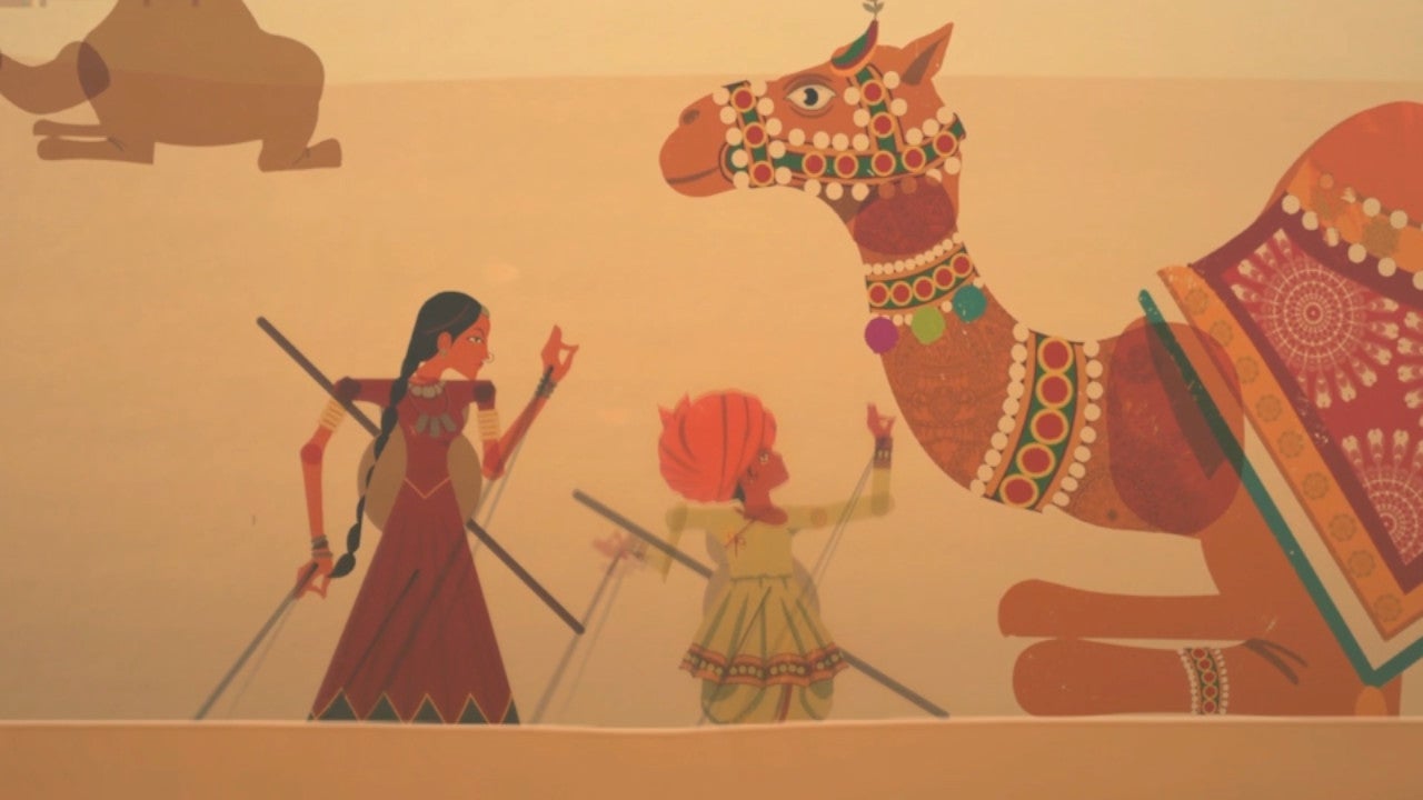 Raji and her brother Golu.