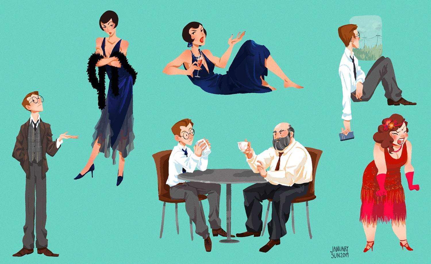 Illustration: January Sun