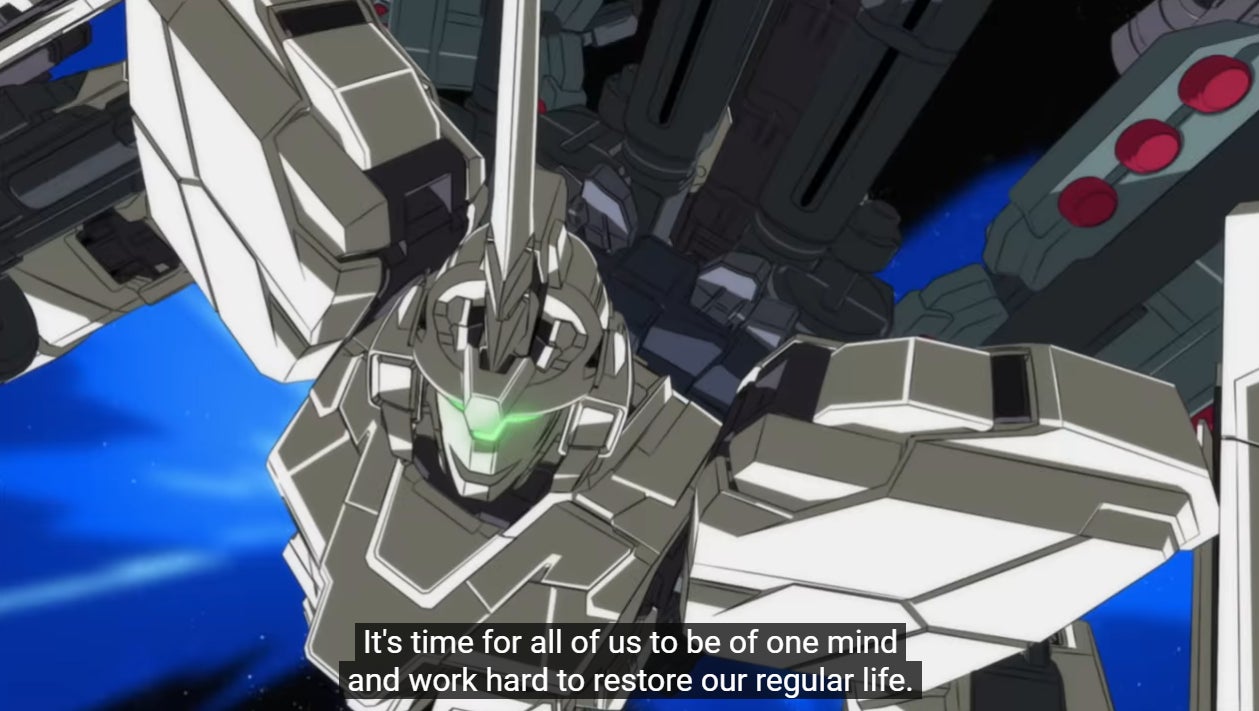 Screenshot: Bandai Entertainment