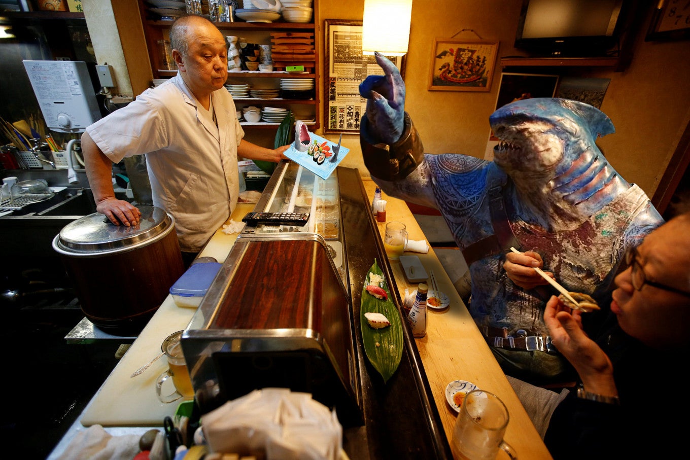 sciteach wins the award for “Laziest King Shark.” 