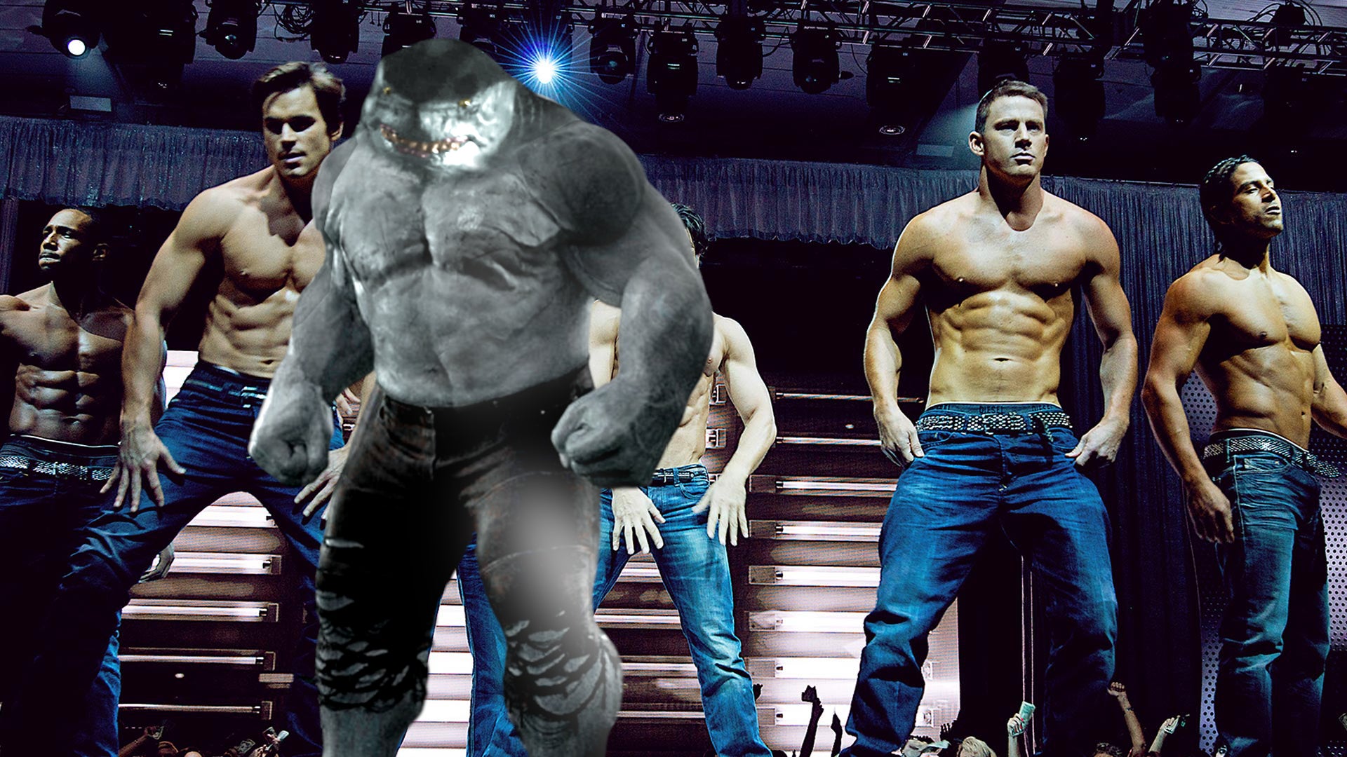 Barry Wombleton grabs the award for “Sexiest King Shark.” 