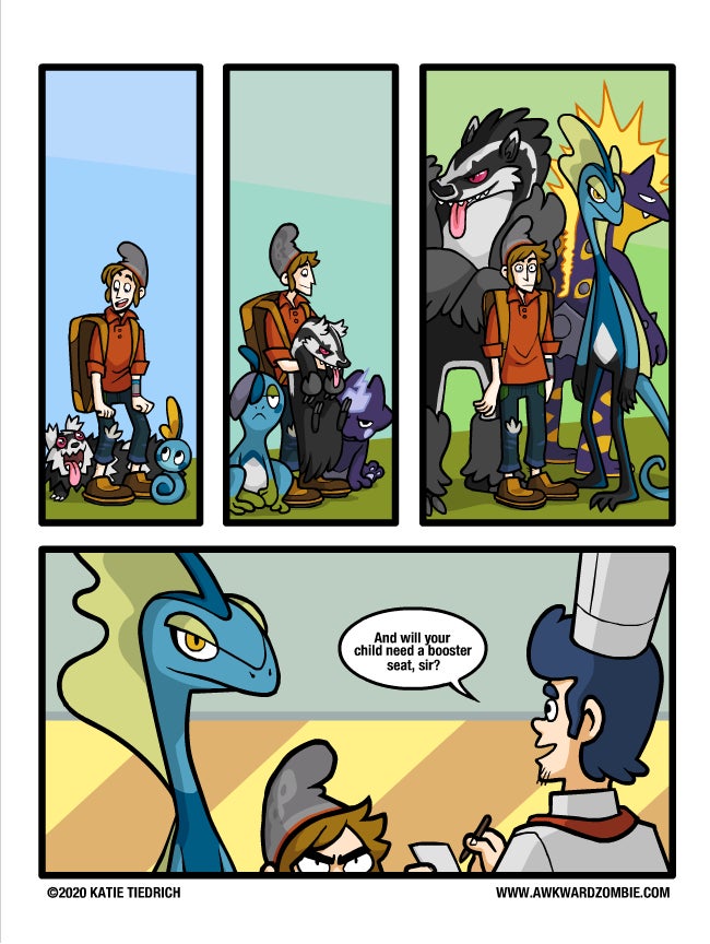 Illustration: Awkward Zombie