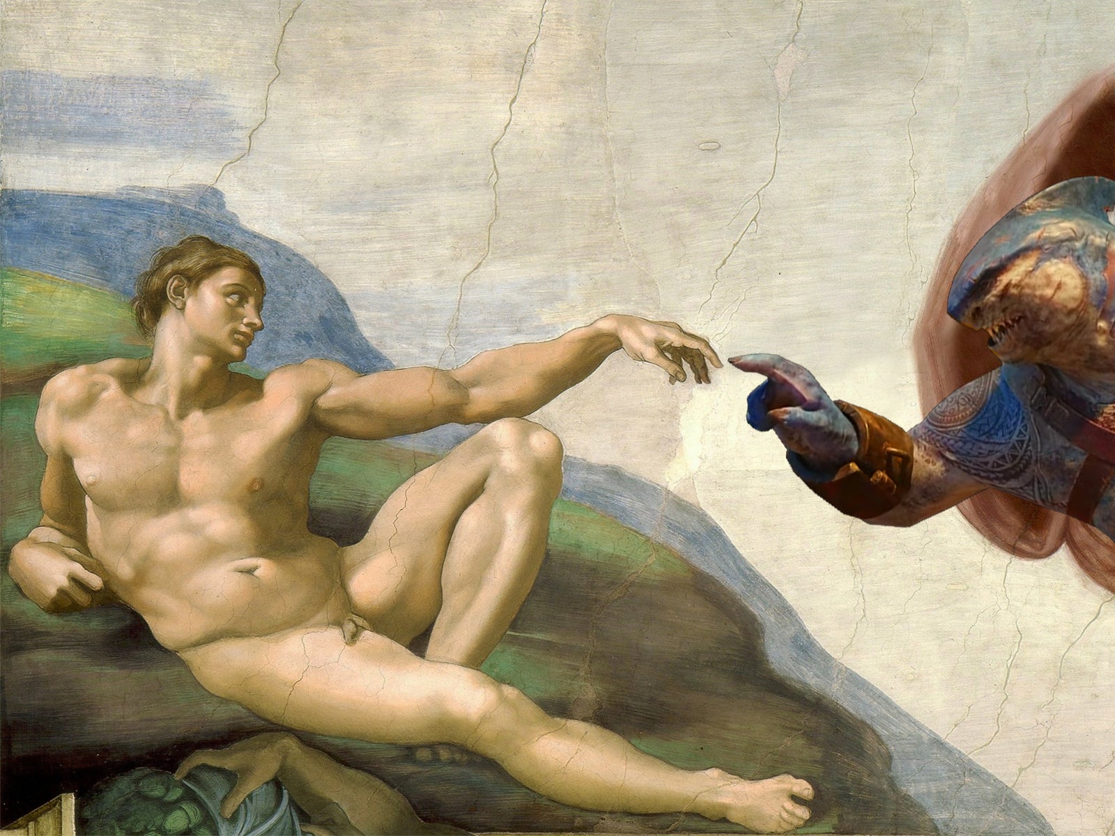 Notparticipatinginthehype gets the award for “Oldest King Shark.” 