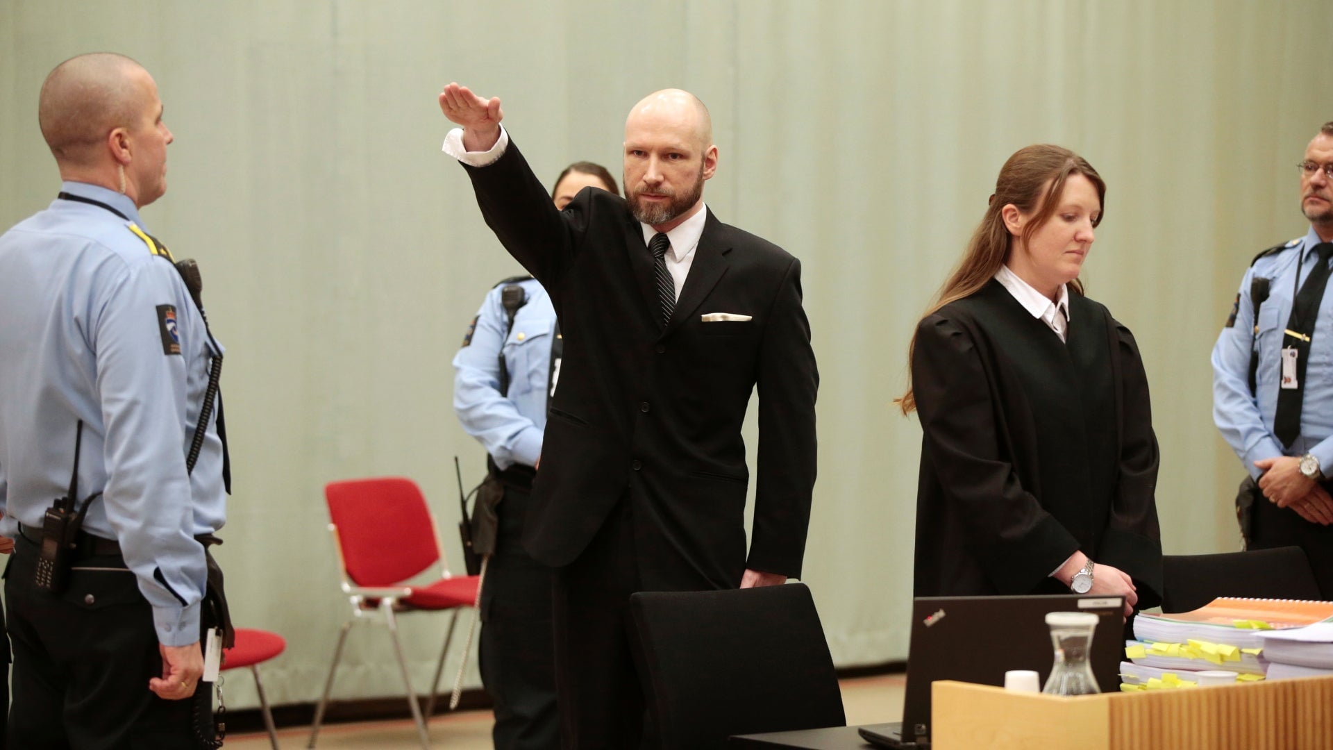 Norwegian terrorist Anders Breivik, pictured here in 2017, killed 77 and injured hundreds due to his belief in far-right conspiracy theories like Cultural Marxism.