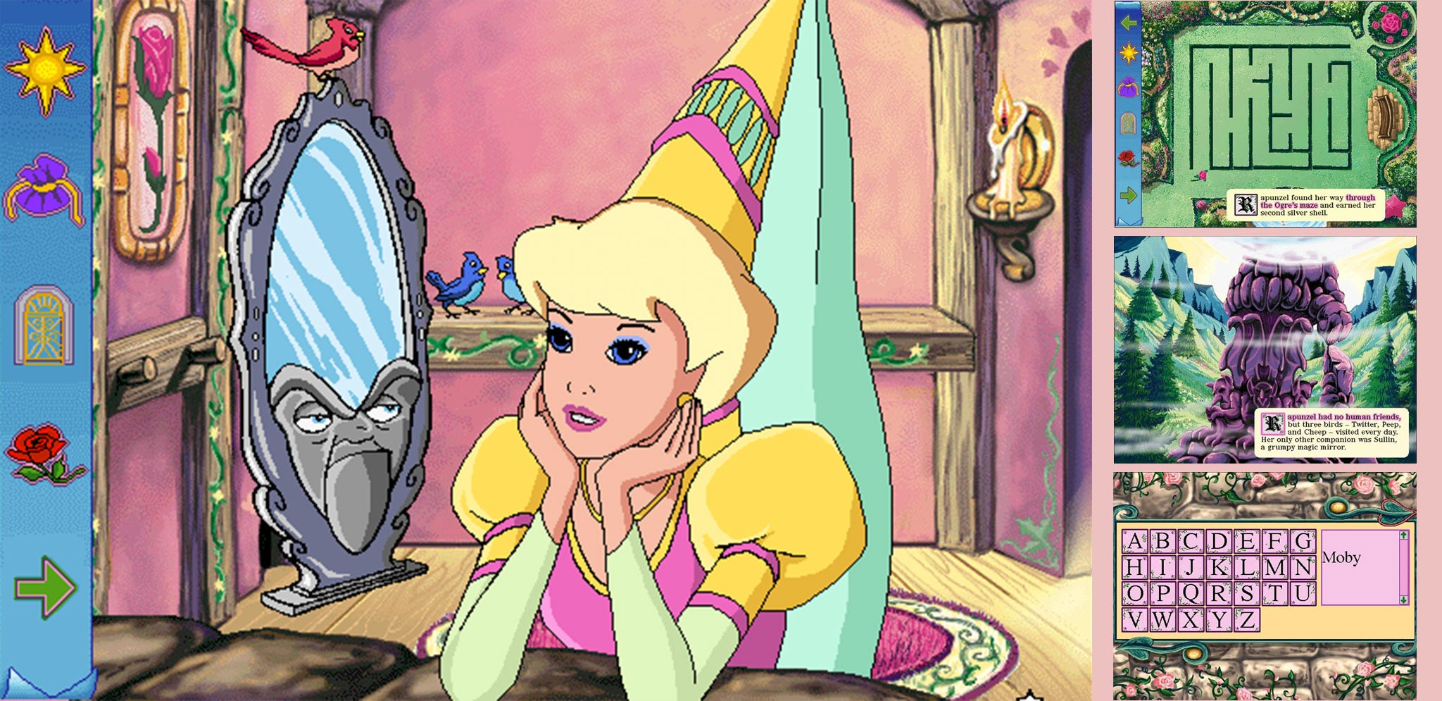 Screenshot: Barbie As Rapunzel